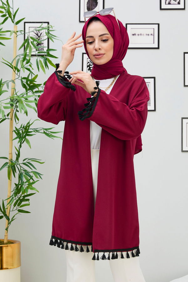 Hırka Bordo - 11353