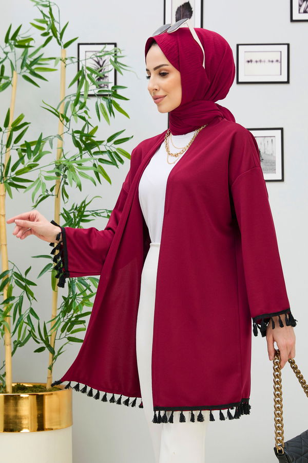 Hırka Bordo - 11353