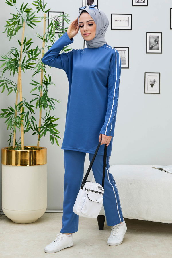 Tunik Pantolon Mavi - 11336