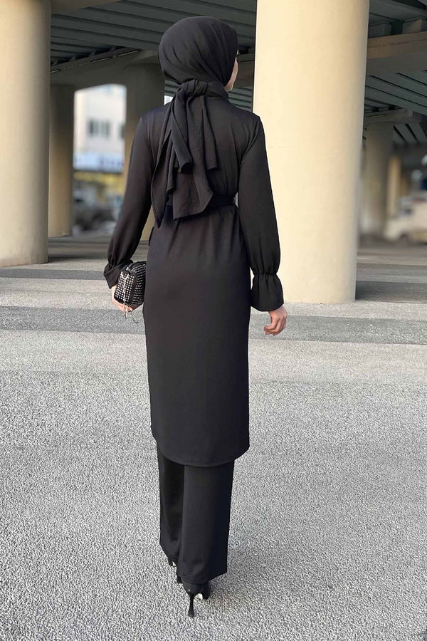 Tunik+Pantolon Siyah - 11328