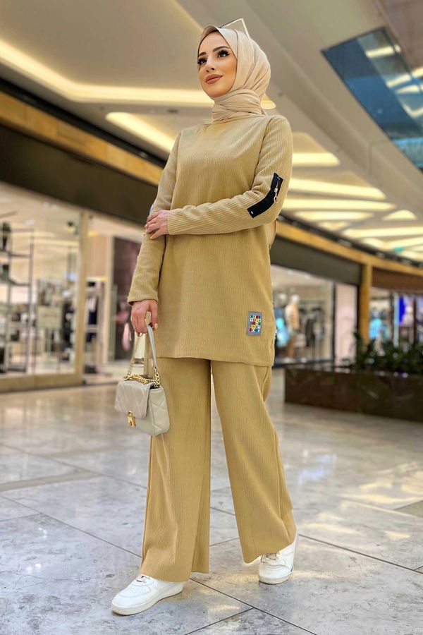Tunik Pantolon Vizon - 11186 VİZON