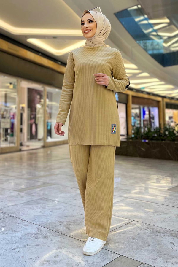Tunik Pantolon Vizon - 11186 VİZON