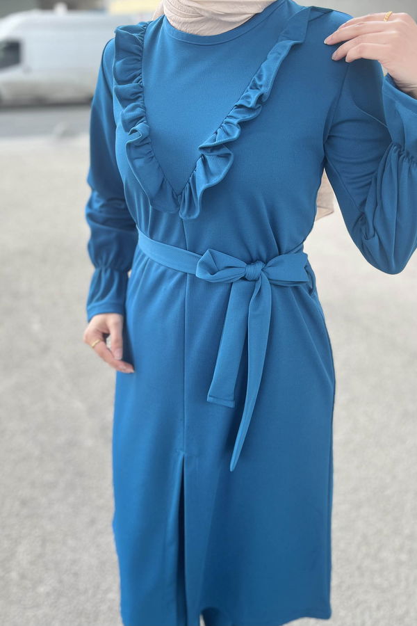 Tunik+Pantolon Mavi - 11328