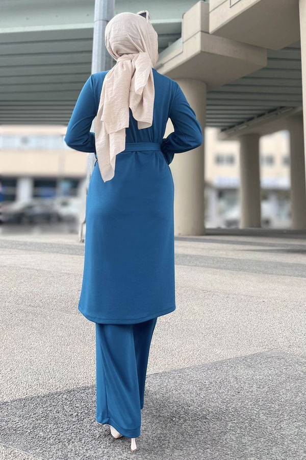 Tunik+Pantolon Mavi - 11328