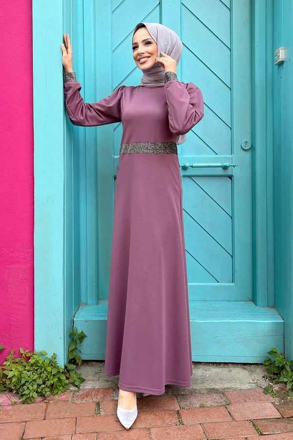 Elbise Lila - 11361