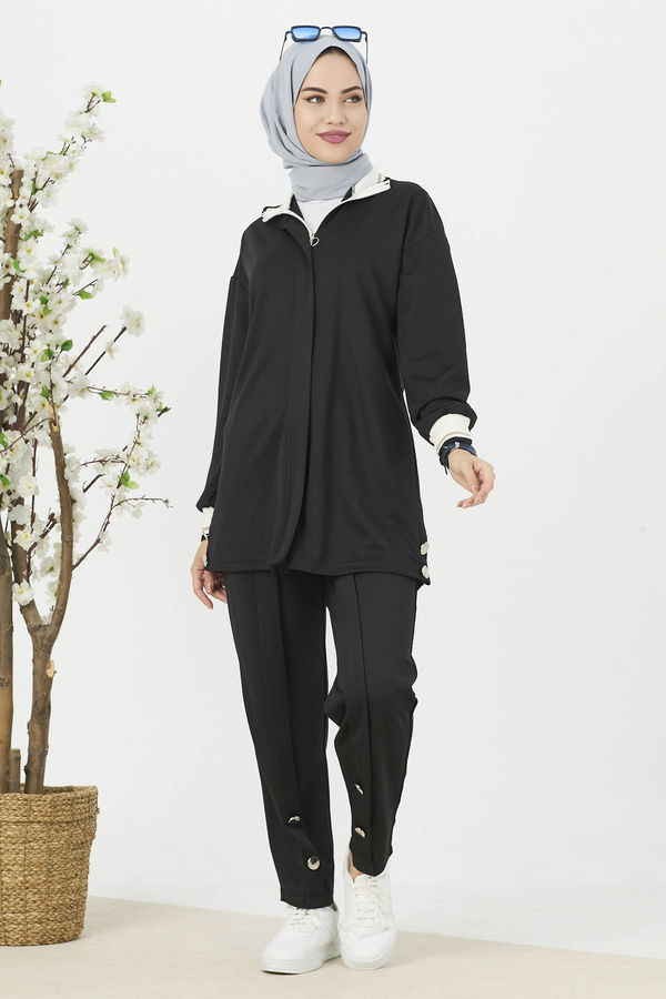 Tunik Pantolon Siyah - 11028