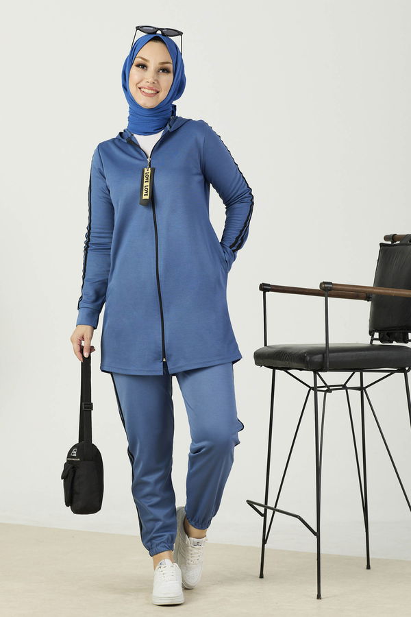 Tunik Pantolon Mavi - 11049