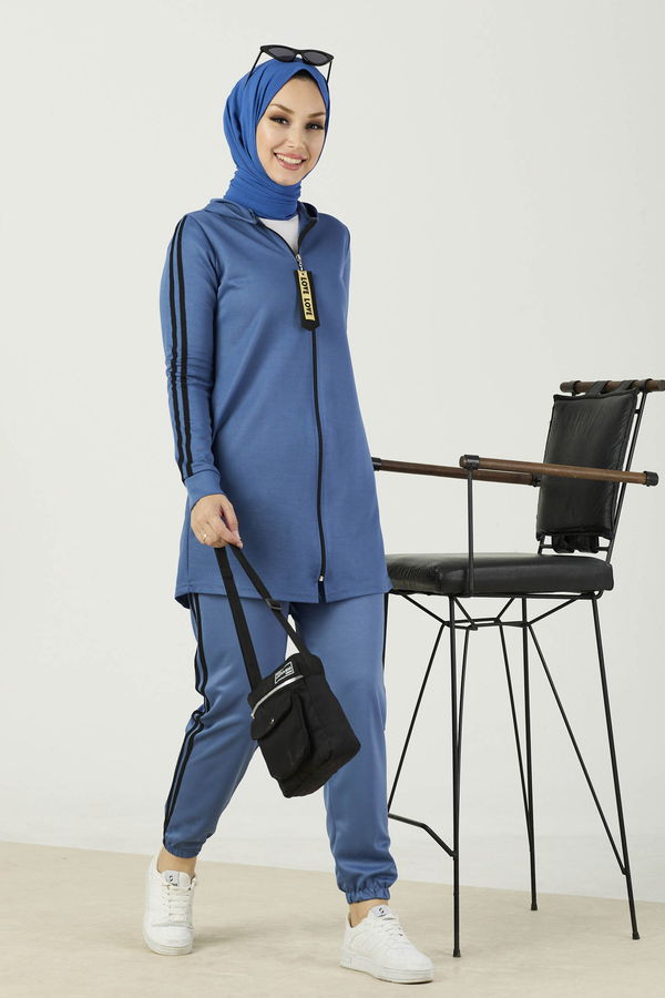 Tunik Pantolon Mavi - 11049