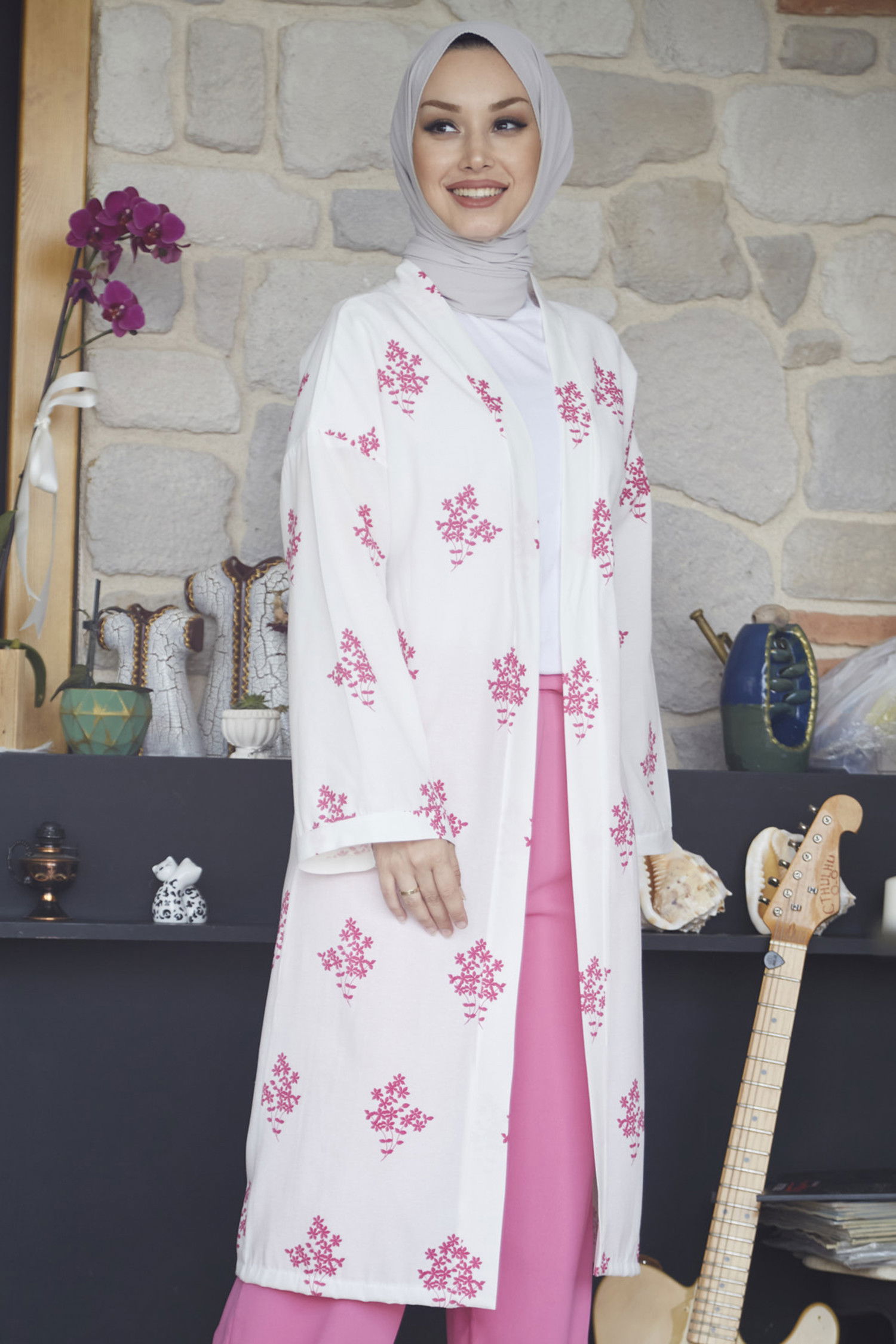 kimono Fuşya - 21068 FUŞYA