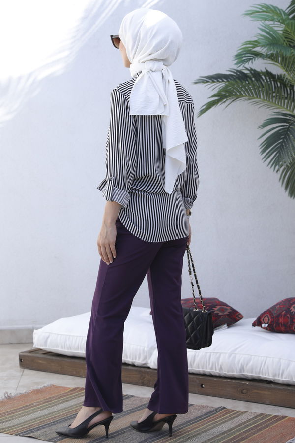 Pantolon Mor - 21095 MOR