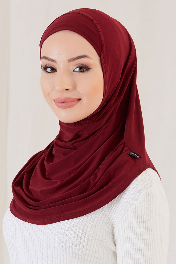 PILELI HIJAB BONE Bordo - 20810 BORDO
