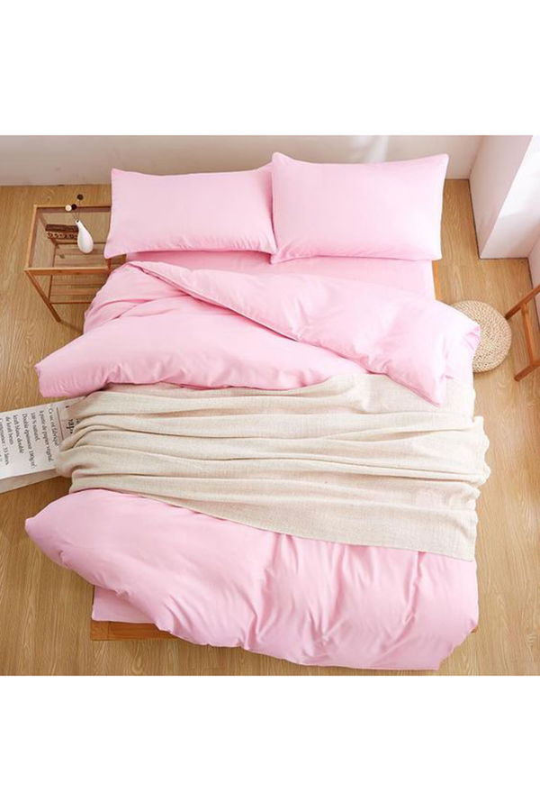 Pembe Cift Kişilik Nevresim Seti  - 21824 PEMBE