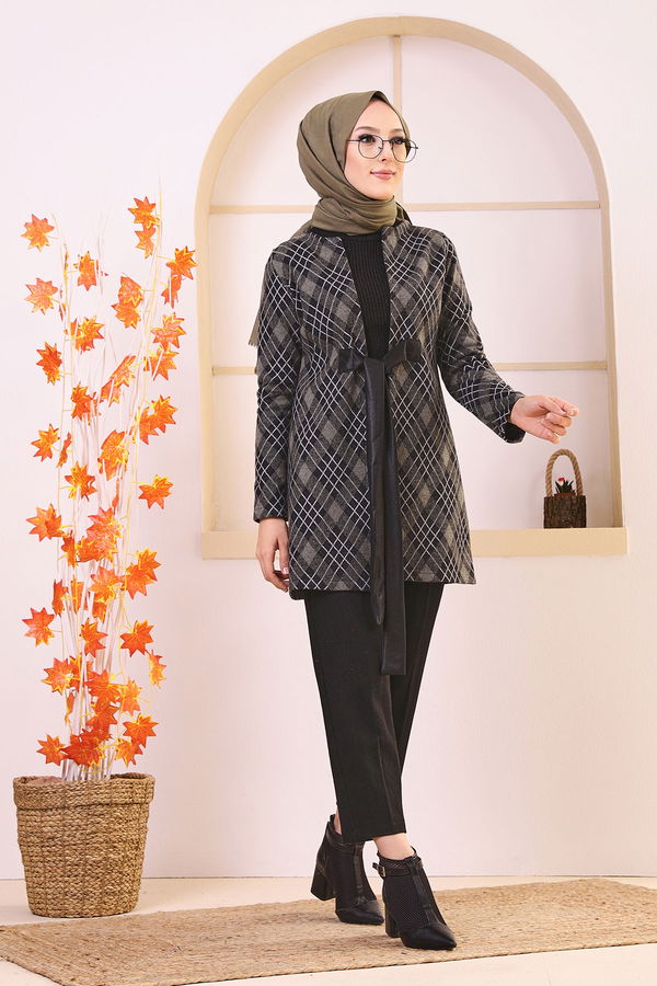 3339 CEKET - Siyah Mürdüm - 46 Haki - 3339 HAKİ