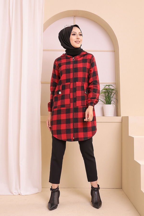 3346 TUNIK Kırmızı - 3346 Kırmızı