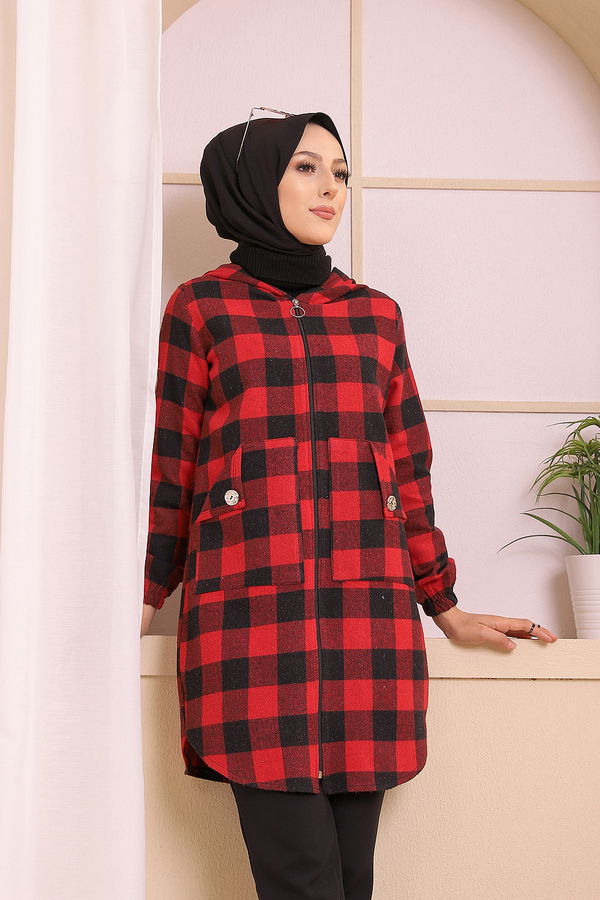 3346 TUNIK Kırmızı - 3346 Kırmızı