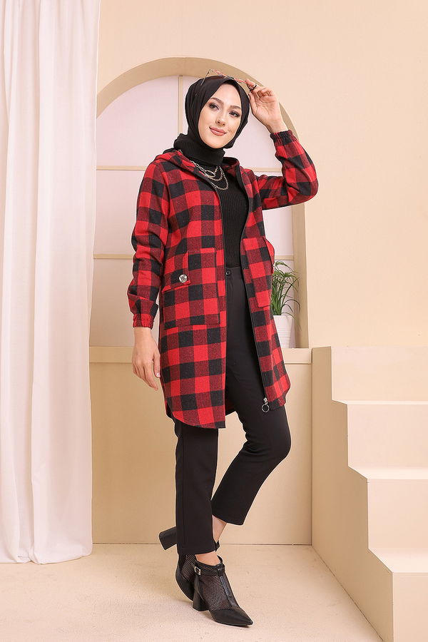 3346 TUNIK Kırmızı - 3346 Kırmızı