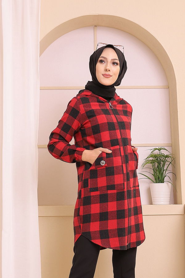 3346 TUNIK Kırmızı - 3346 Kırmızı
