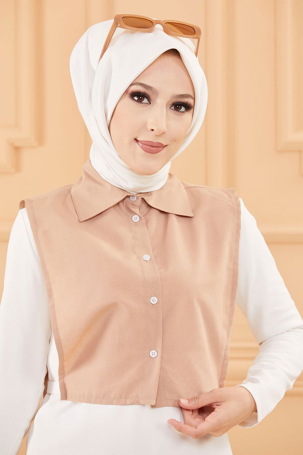 MINI GOMLEK Bej - 3698