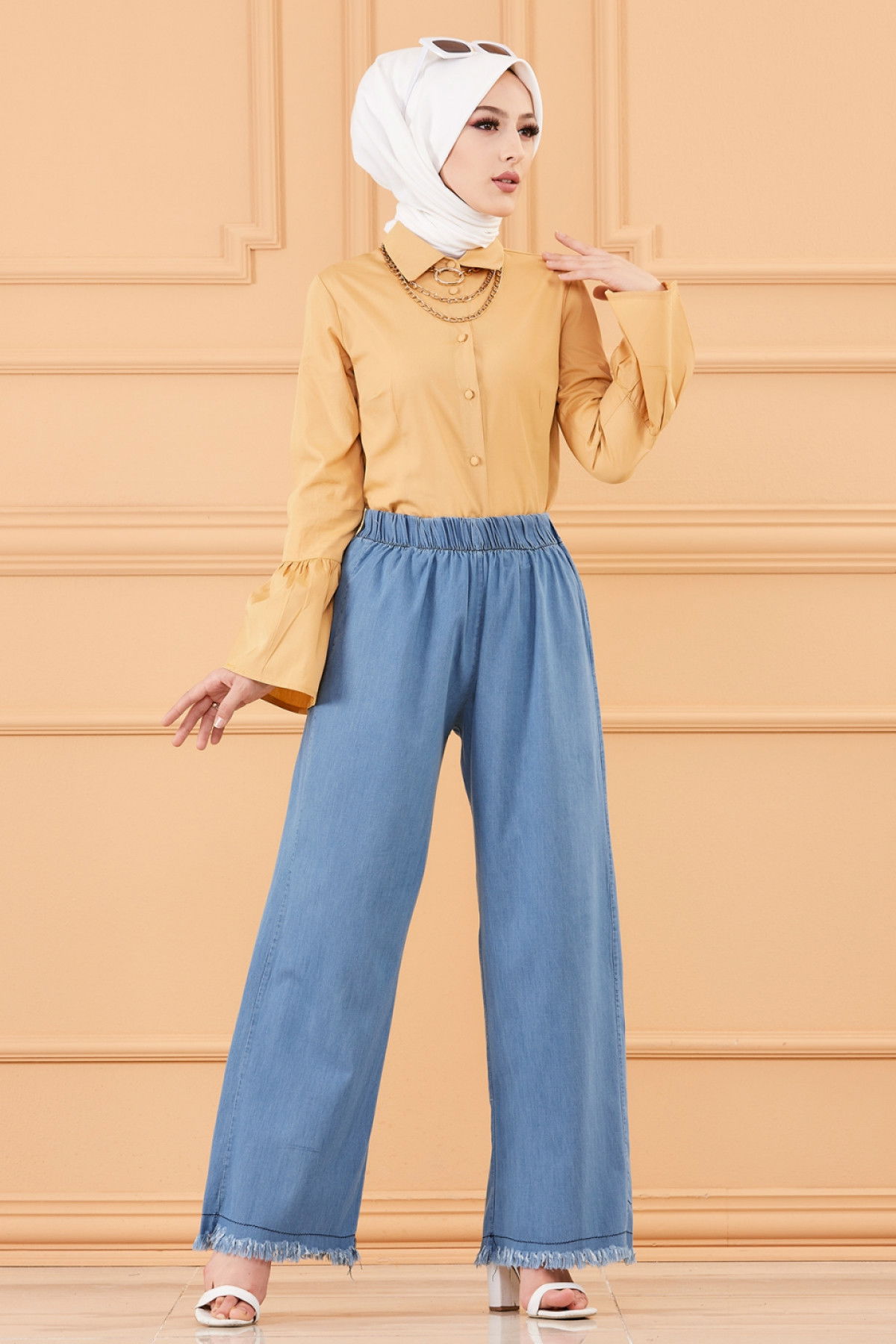 KOT PANTOLON Mavi - 8765