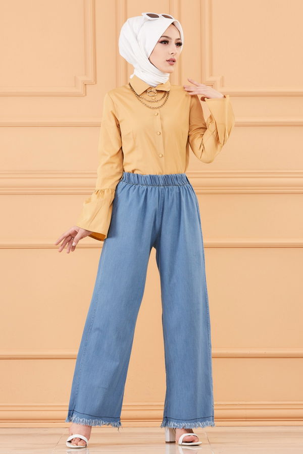 KOT PANTOLON Mavi - 8765