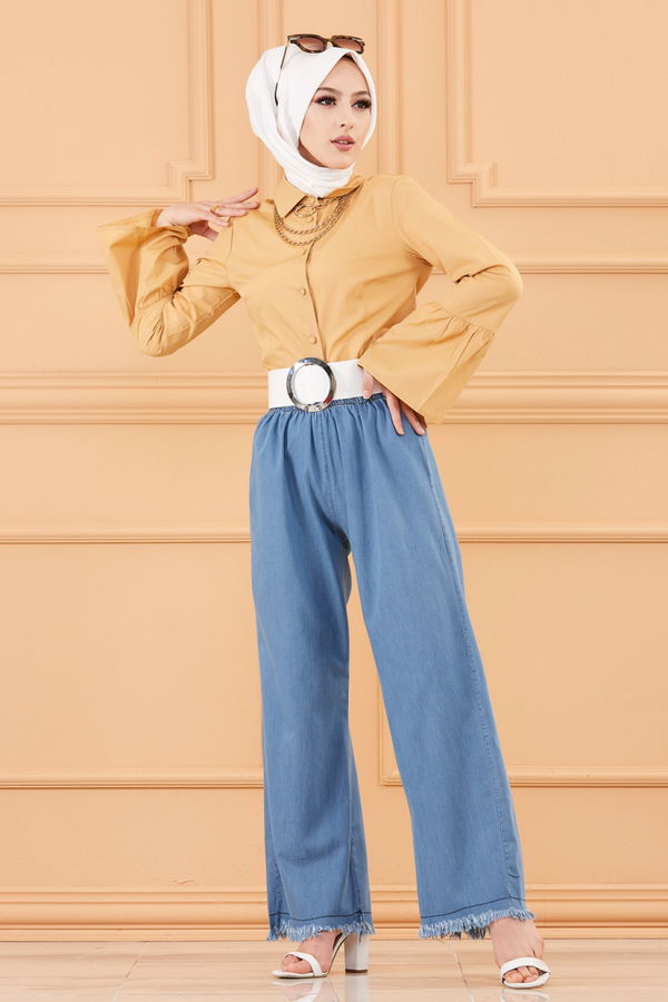 KOT PANTOLON Mavi - 8765