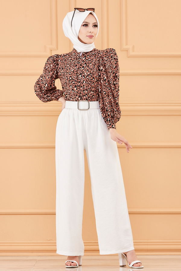 PANTOLON Beyaz - 8766