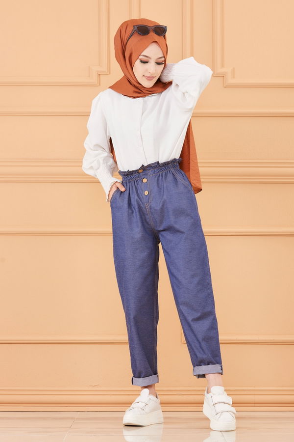 PANTOLON Lacivert - 3594 LACİVERT