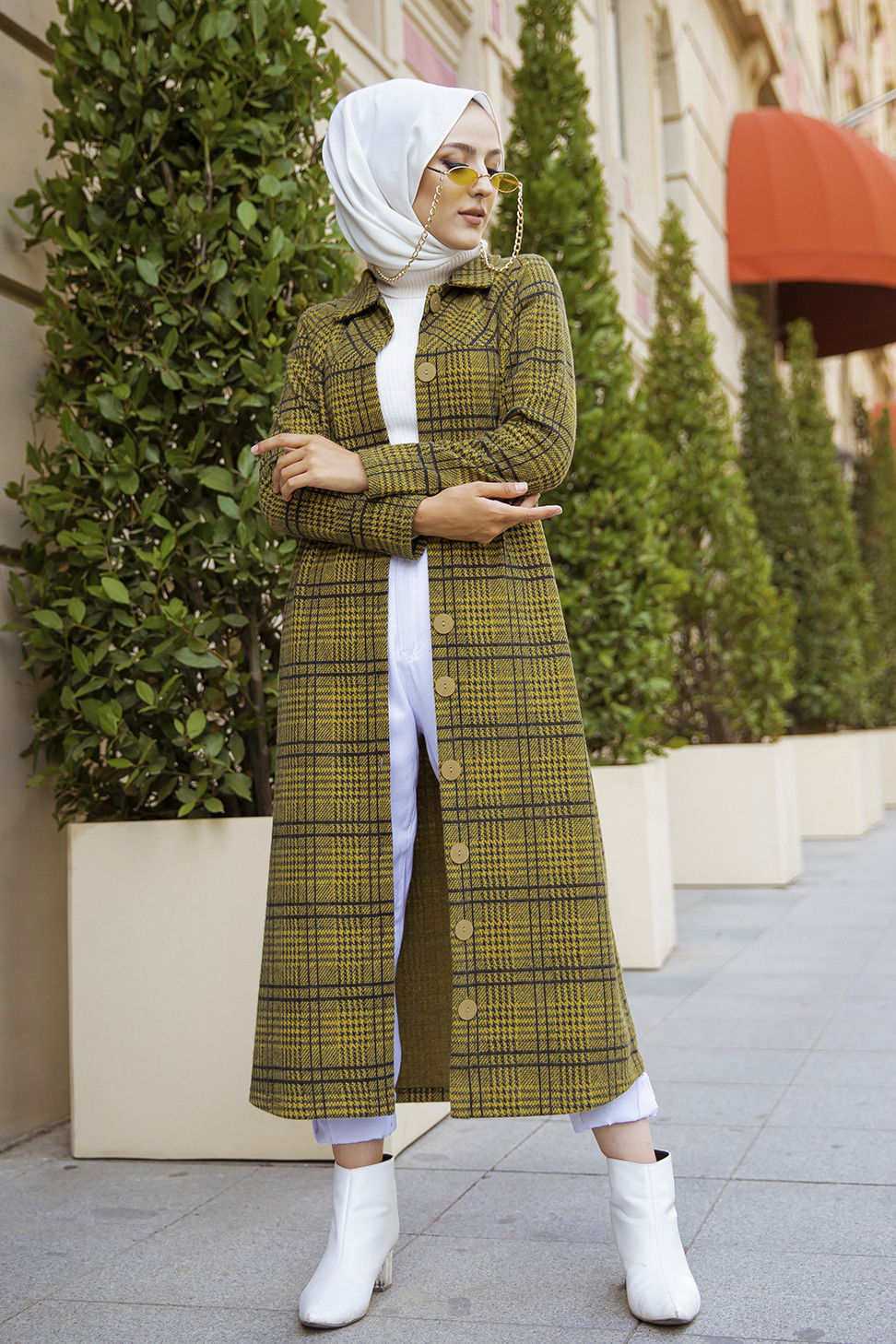 8606 DUGMELI KAP Sarı - 8606