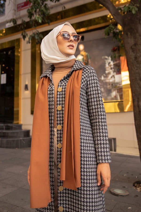 8607 DUGMELI KAP Gri - 8607 GRİ