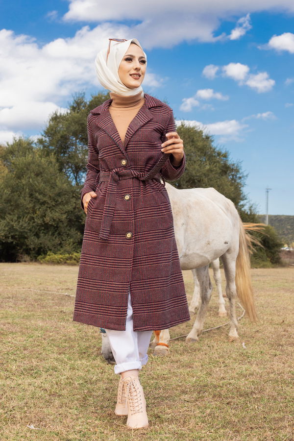 9068 CEKET Bordo - 9068