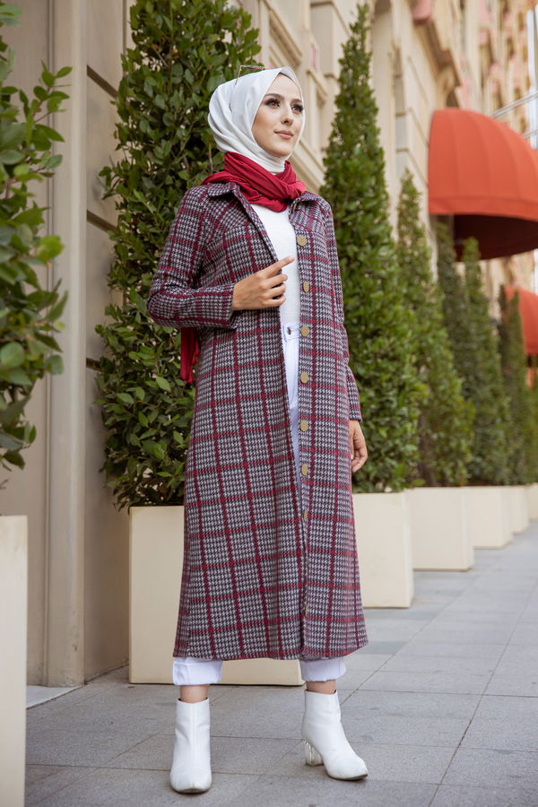 8608 DUGMELI KAP Bordo - 8608 BORDO