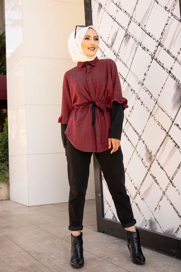 9088 CEKET Bordo - 9088
