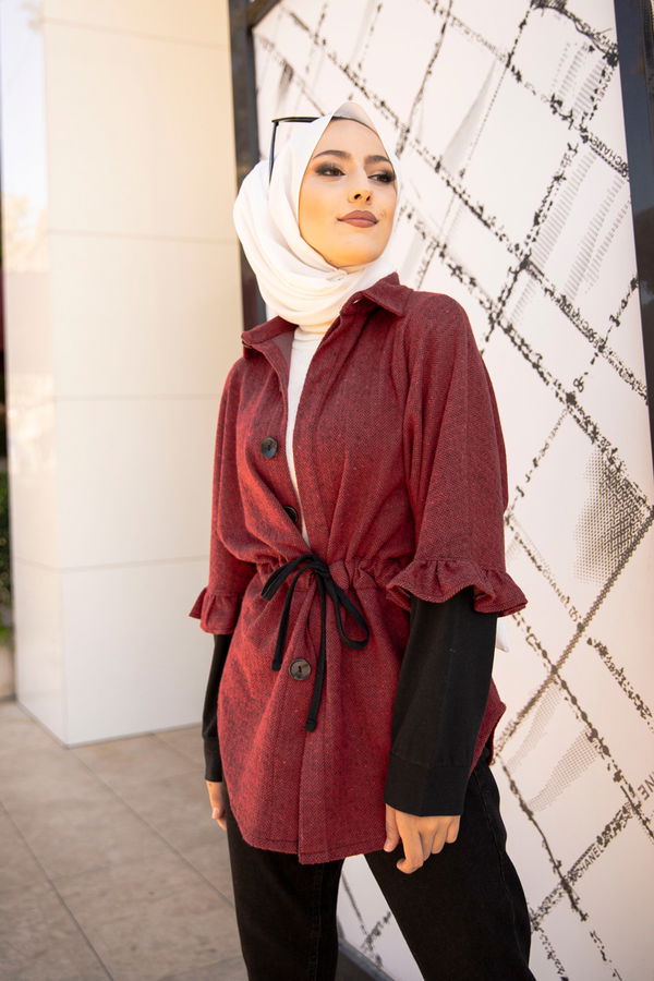 9088 CEKET Bordo - 9088