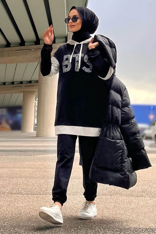 Tunik Pantolon Siyah - 11301