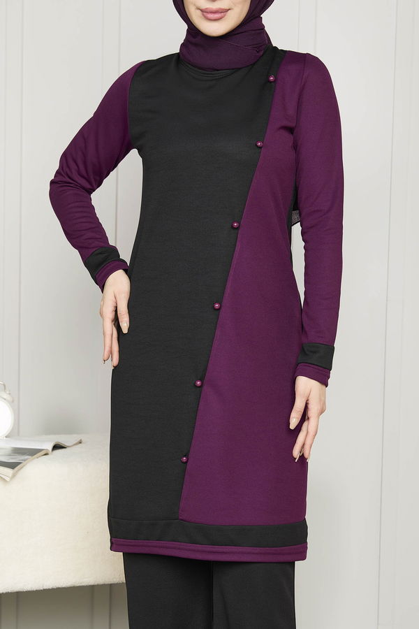 Tunik Pantolon Mor - 11320