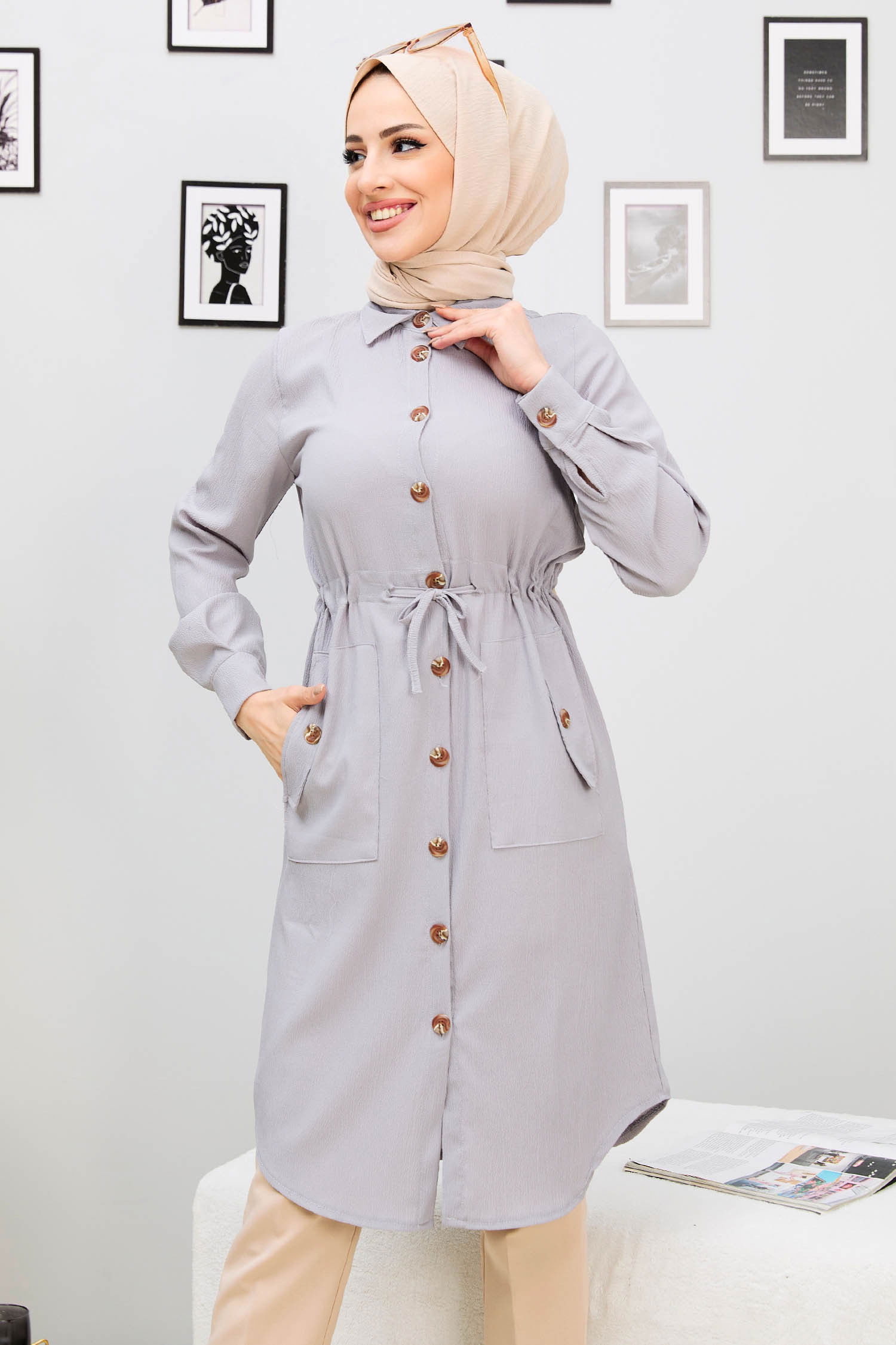 Tunik Gri - 3499 GRİ