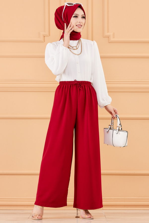 SALAS PANTOLON Bordo - 8770