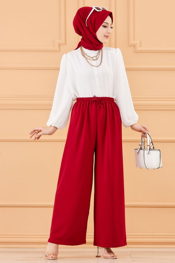 SALAS PANTOLON Bordo - 8770