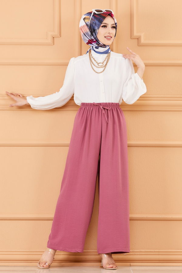 SALAS PANTOLON Pembe - 8770 PEMBE