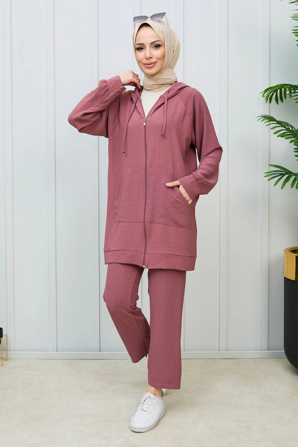 Tunik Pantolon Pembe - 21992 PEMBE