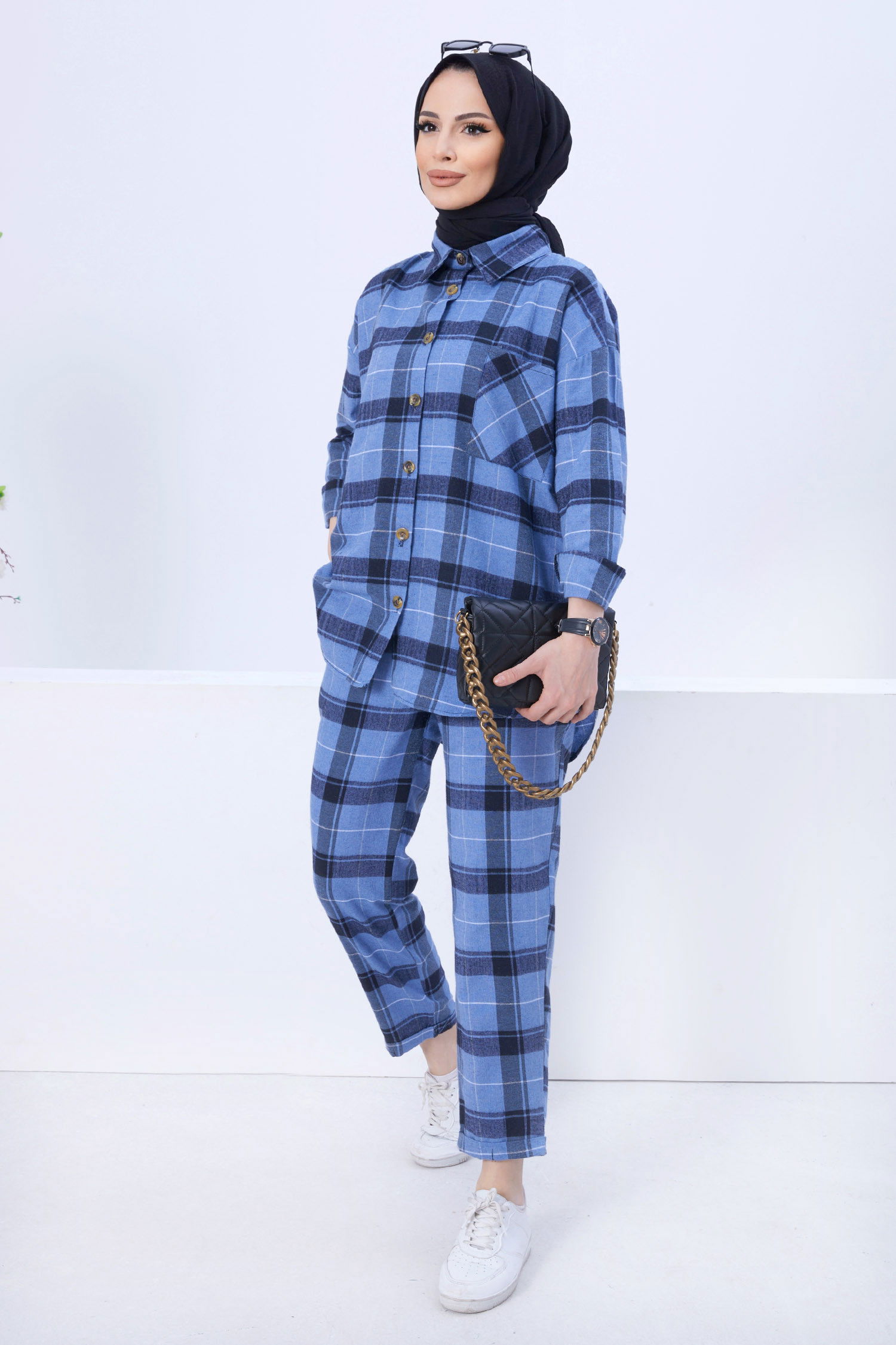 Tunik Pantolon Mavi - 11344 MAVİ