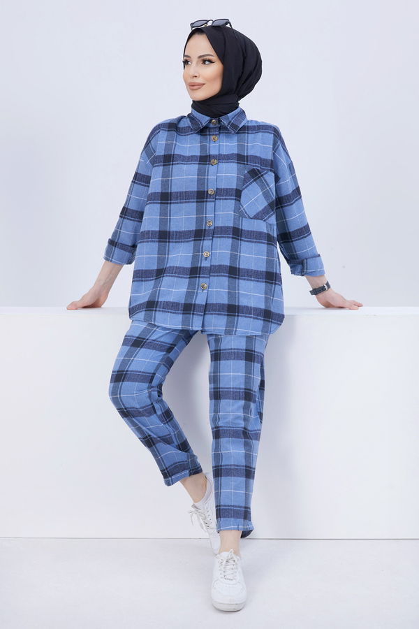 Tunik Pantolon Mavi - 11344 MAVİ