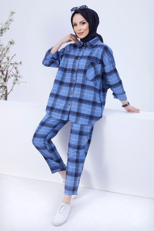 Tunik Pantolon Mavi - 11344 MAVİ