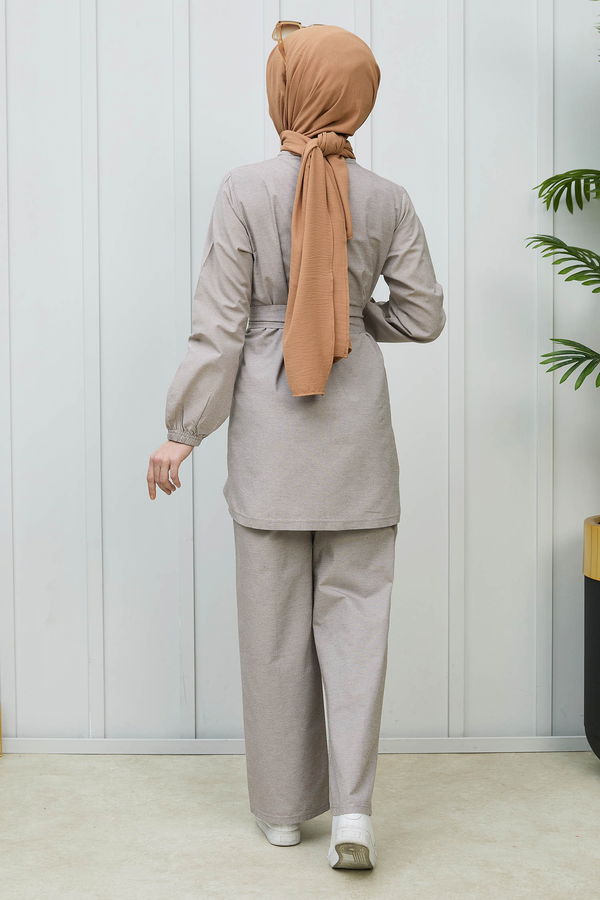 Tunik Pantolon Bej - 11421