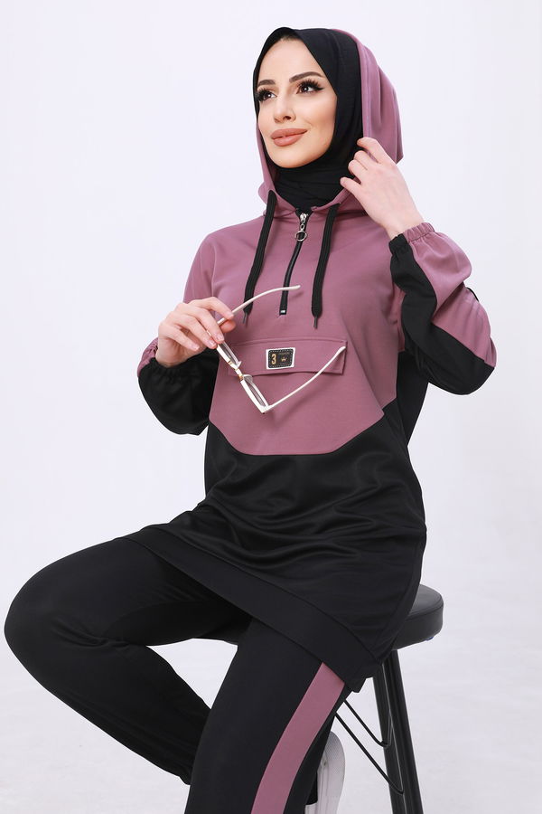Tunik Pantolon Lila - 11450