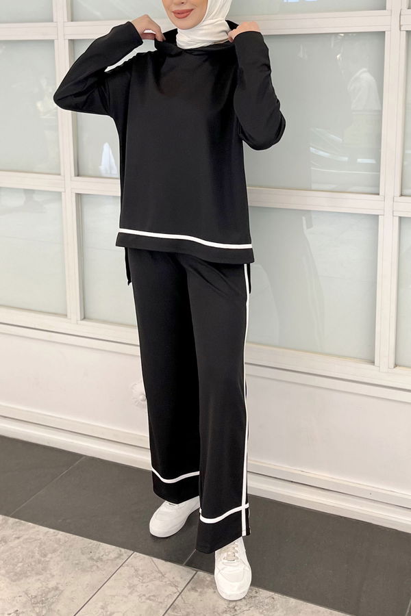 Tunik Pantolon Siyah - 11306