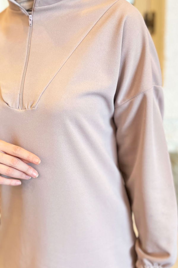 Tunik+Pantolon Vizon - 11406