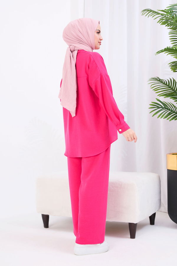Tunik+Pantolon Fuşya - 22054