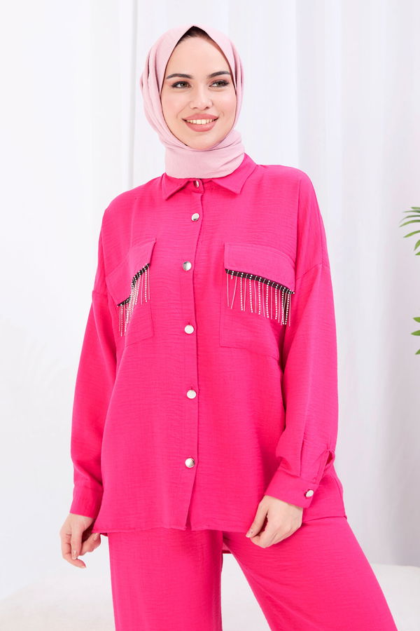 Tunik+Pantolon Fuşya - 22054