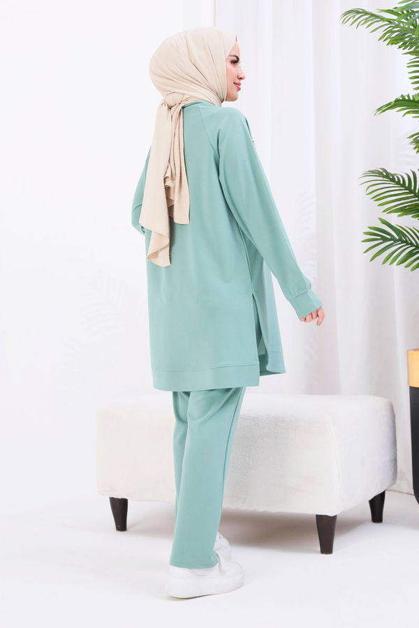 Tunik+Pantolon Yeşil - 22061 YEŞİL